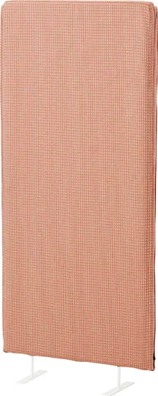 吸音パーティションカバー(チェックレッド)