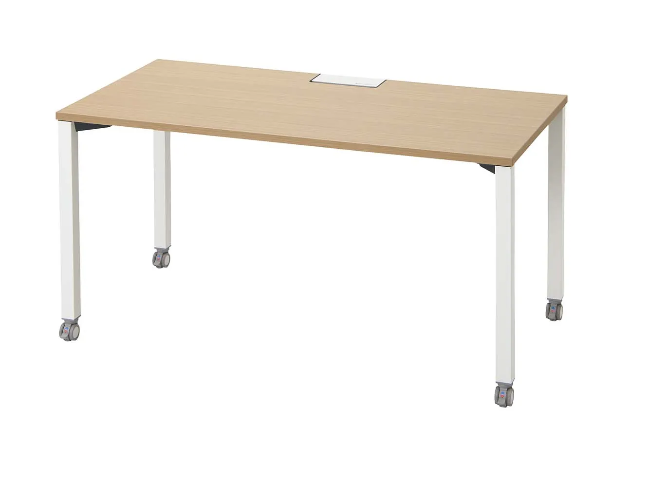 パーソナルデスクW1200 キャスター付（ナチュラル）
