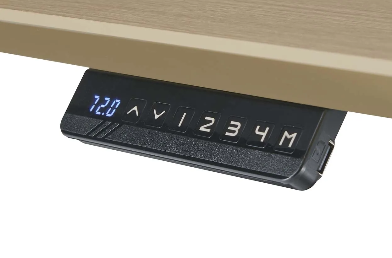 電動式昇降デスクW1400（ホワイト天板）