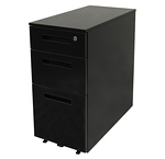 スリムインワゴン(3段・黒)