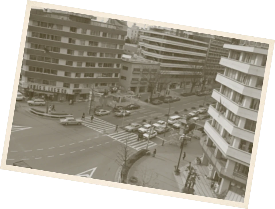 1970年代 都市の街並み
