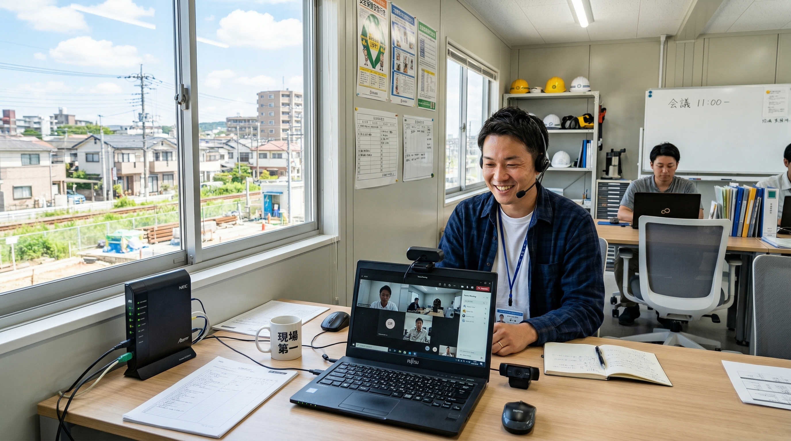 ICT活用の効果を最大化する現場事務所の環境整備.jpg