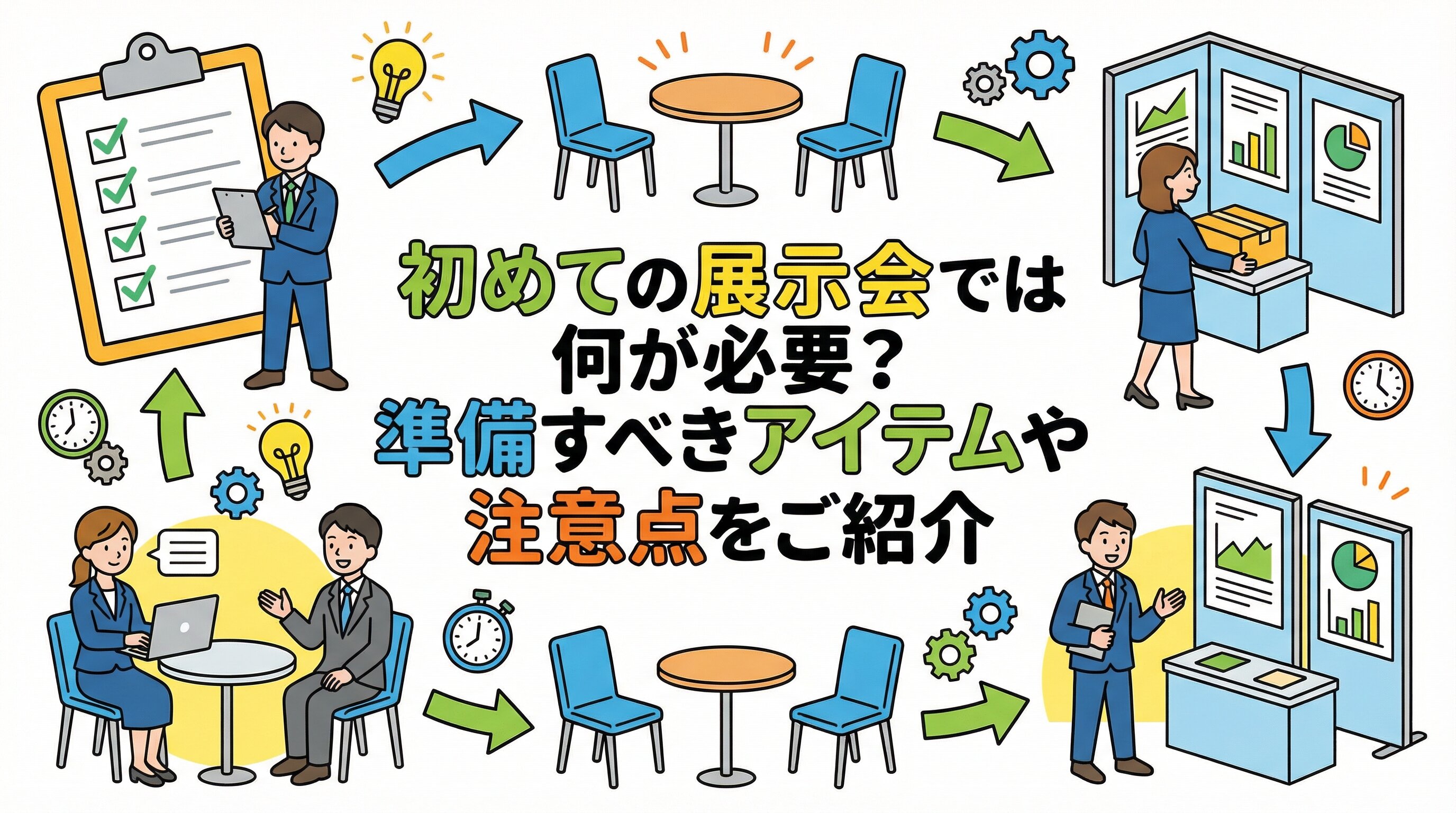 初めての展示会では何が必要？準備すべきアイテムや注意点をご紹介.jpg