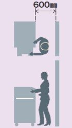 スペースに人がいるイメージ図