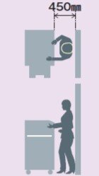 スペースに人がいるイメージ図