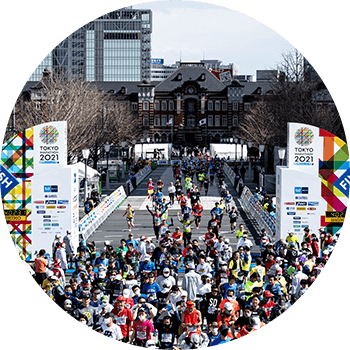 東京マラソンに協賛