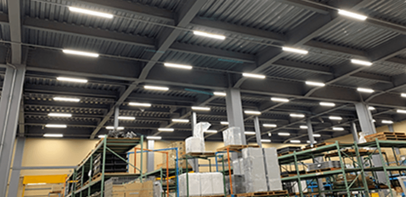 Switching the lighting at the distribution center to LEDs