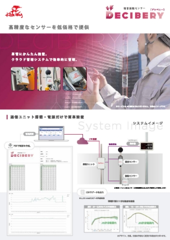 騒音振動センサーDECIBERY